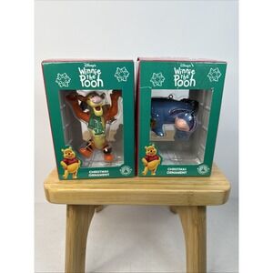 Vintage Disney Winnie the Pooh‎ Ornaments Tigger & Eeyore New w/ Boxes Set of 2